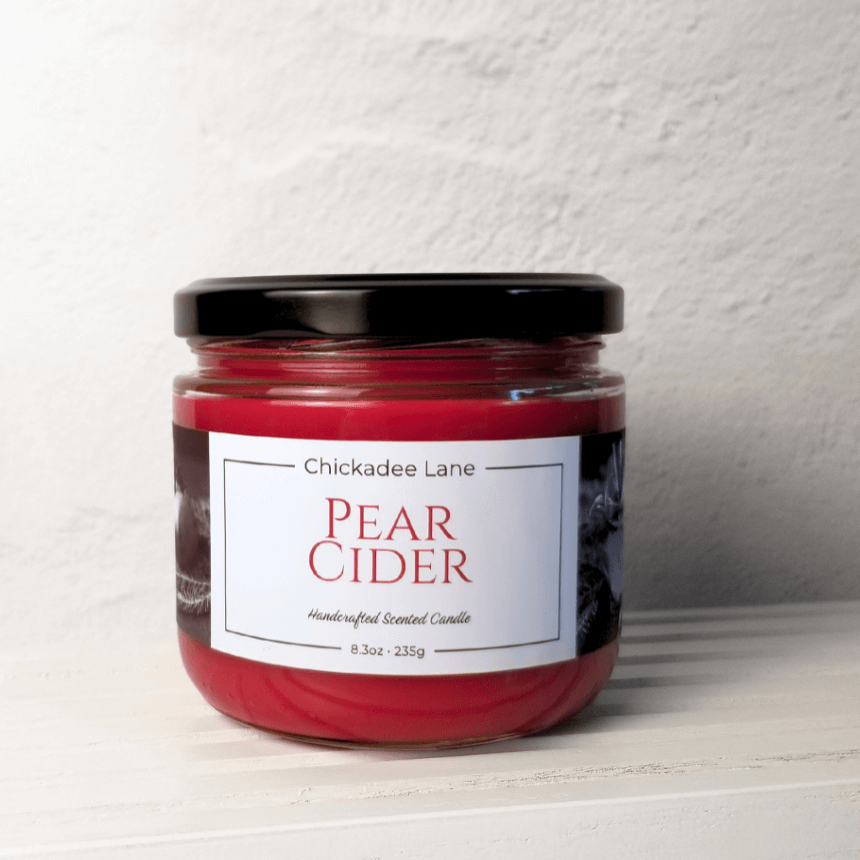 Product photo for Pear Cider candle.