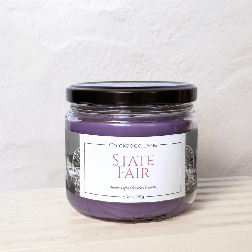 Product photo for State Fair candle.