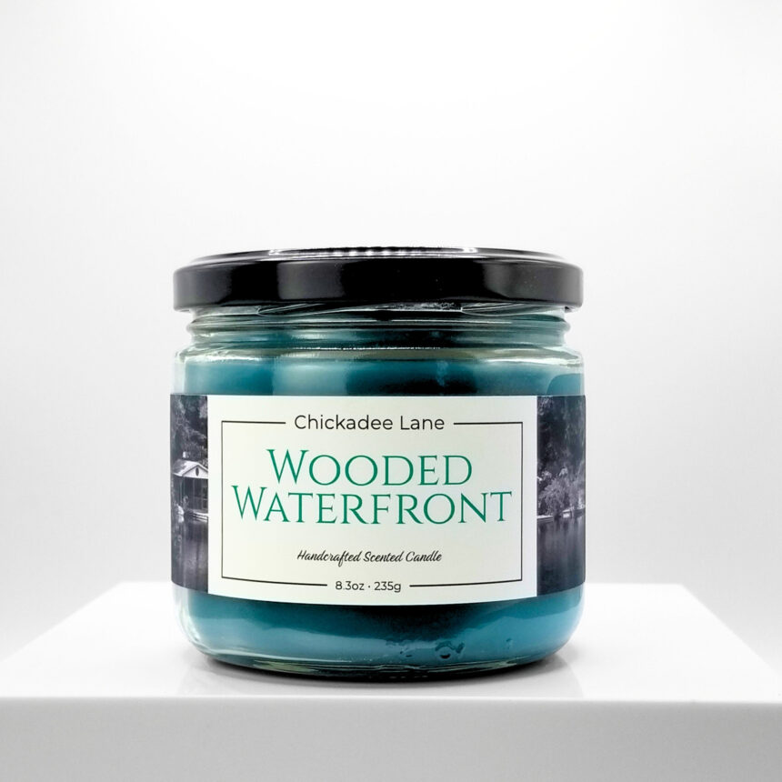 product photo of wooded waterfront