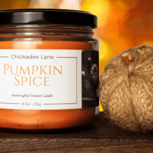 Themed fall candles.